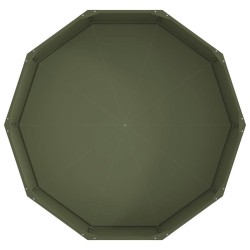 Jardinière Vert olive 120 x 120 x 35 cm Acier 554536554536
