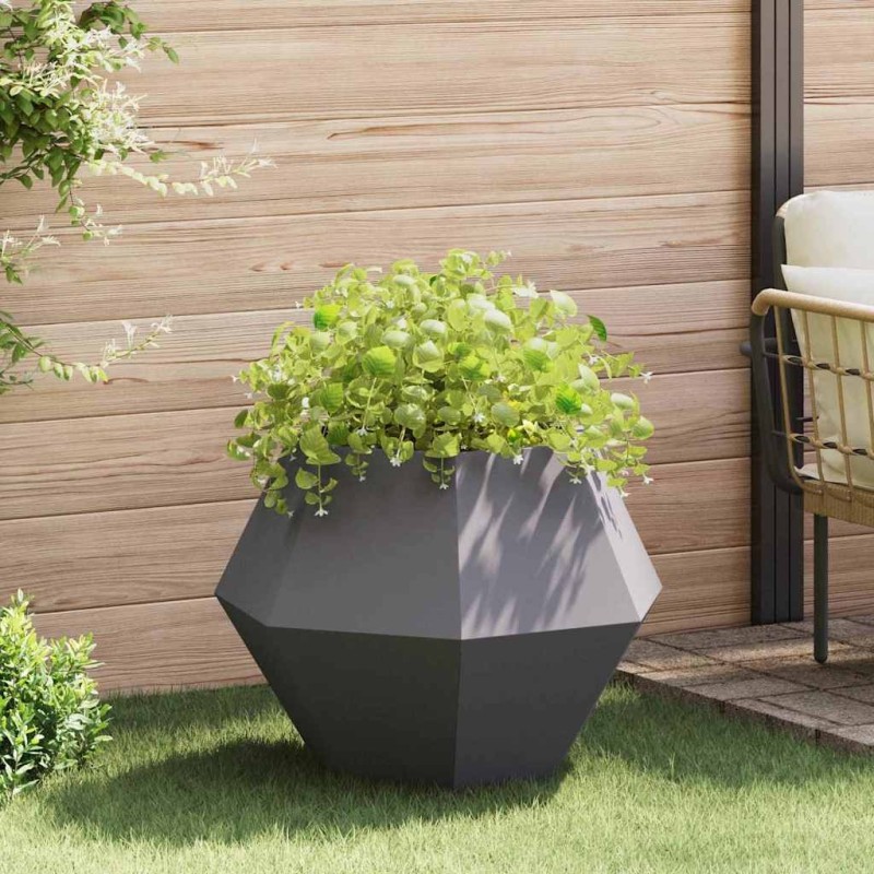 Jardinière Noir 75 x 75 x 60 cm Acier 554538554538