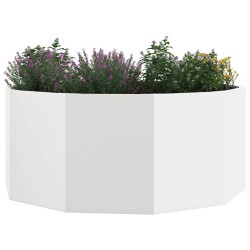 Jardinière Blanc 120 x 120 x 50 cm Acier 554540554540