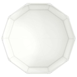 Jardinière Blanc 120 x 120 x 50 cm Acier 554540554540