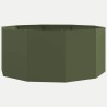 Jardinière Vert olive 120 x 120 x 50 cm Acier 554541554541