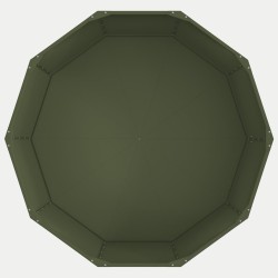 Jardinière Vert olive 120 x 120 x 50 cm Acier 554541554541