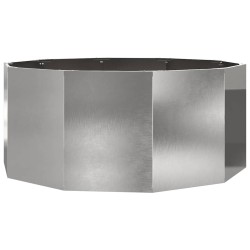 Jardinière Argent 120 x 120 x 50 cm Acier inoxydable 554542554542