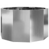 Jardinière Argent 60 x 60 x 35 cm Acier galvanisé 554543554543