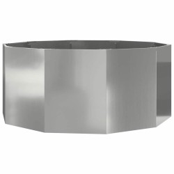 Jardinière Argent 120 x 120 x 50 cm Acier galvanisé 554544554544