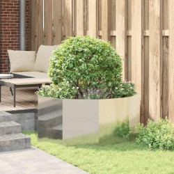 Jardinière Argent 120 x 120 x 50 cm Acier galvanisé 554544554544