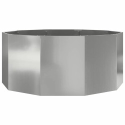 Jardinière Argent 120 x 120 x 50 cm Acier galvanisé 554544554544