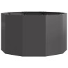 Jardinière Noir 90 x 90 x 50 cm Acier 554545554545