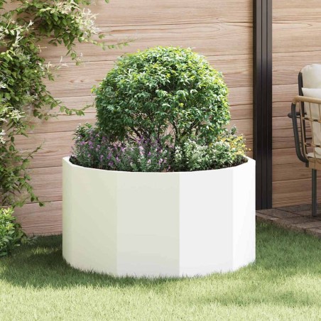 Jardinière Blanc 90 x 90 x 50 cm Acier 554546554546