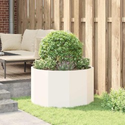 Jardinière Blanc 90 x 90 x 50 cm Acier 554546554546