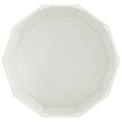 Jardinière Blanc 90 x 90 x 50 cm Acier 554546554546