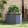 Jardinière Anthracite 90 x 90 x 50 cm Acier 554547554547