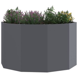 Jardinière Anthracite 90 x 90 x 50 cm Acier 554547554547