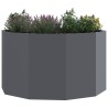 Jardinière Anthracite 90 x 90 x 50 cm Acier 554547554547