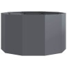 Jardinière Anthracite 90 x 90 x 50 cm Acier 554547554547