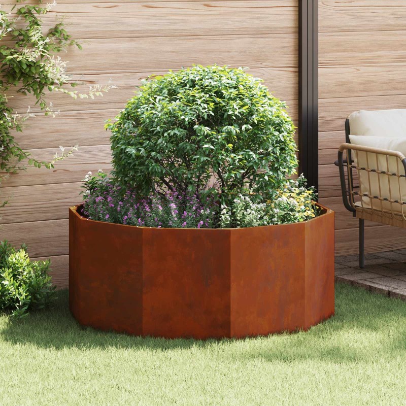 Jardinière Rouillé 120 x 120 x 50 cm 554548554548
