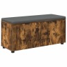 Banc d'entrée avec coussin Chêne Fumé 100 x 38 x 46 cm 554558554558