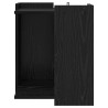Enceinte pour bac à litière pour chat Chêne noir 554564554564