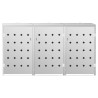 Abri de poubelle triple sur roulettes 240 L Acier inoxydable 554577554577