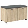 Banc d'entrée avec coussin Chêne Sonoma 80 x 38 x 46 cm 554600554600