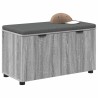 Banc d'entrée avec coussin Gris Sonoma 80 x 38 x 46 cm 554603554603