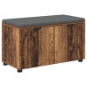 Banc d'entrée avec coussin Bois ancien 80 x 38 x 46 cm 554604554604