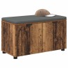 Banc d'entrée avec coussin Bois ancien 80 x 38 x 46 cm 554604554604