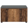 Banc d'entrée avec coussin Bois ancien 80 x 38 x 46 cm 554604554604