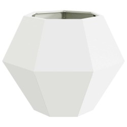 Jardinière Blanc 75 x 75 x 60 cm Acier 554606554606