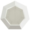 Jardinière Blanc 75 x 75 x 60 cm Acier 554606554606