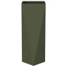 Jardinière 2 pcs Vert olive 30 x 30 x 75 cm Acier 554608554608