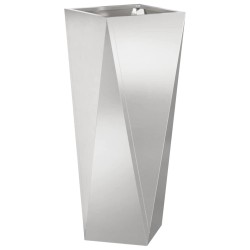 Jardinière Argent 30 x 30 x 75 cm Acier inoxydable 554609554609