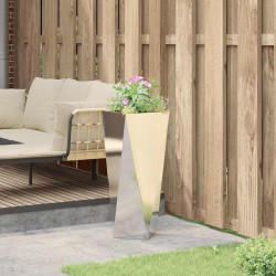 Jardinière Argent 30 x 30 x 75 cm Acier inoxydable 554609554609
