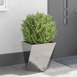 Jardinière 2 pcs Argent 50 x 50 x 50 cm Acier inoxydable 554611554611