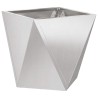 Jardinière 2 pcs Argent 50 x 50 x 50 cm Acier inoxydable 554611554611