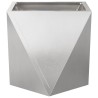 Jardinière 2 pcs Argent 50 x 50 x 50 cm Acier inoxydable 554611554611