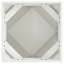 Jardinière Blanc 50 x 50 x 50 cm Acier 554612554612