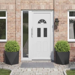 Jardinière 2 pcs Noir 50 x 50 x 50 cm Acier 554613554613