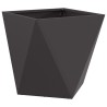 Jardinière 2 pcs Noir 50 x 50 x 50 cm Acier 554613554613