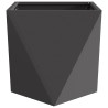 Jardinière 2 pcs Noir 50 x 50 x 50 cm Acier 554613554613