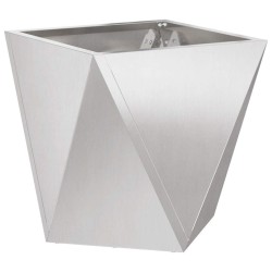 Jardinière Argent 40 x 40 x 40 cm Acier inoxydable 554615554615