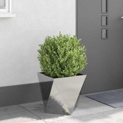Jardinière 2 pcs Argent 40 x 40 x 40 cm Acier inoxydable 554616554616