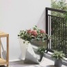 Jardinière Argent 40 x 40 x 40 cm Acier galvanisé 554617554617