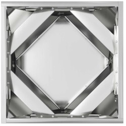 Jardinière Argent 40 x 40 x 40 cm Acier galvanisé 554617554617