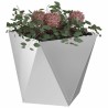 Jardinière 2 pcs Argent 40 x 40 x 40 cm Acier galvanisé 554618554618