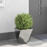 Jardinière 2 pcs Argent 40 x 40 x 40 cm Acier galvanisé 554618554618