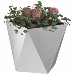 Jardinière Argent 50 x 50 x 50 cm Acier galvanisé 554622554622