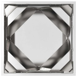 Jardinière Argent 50 x 50 x 50 cm Acier galvanisé 554622554622