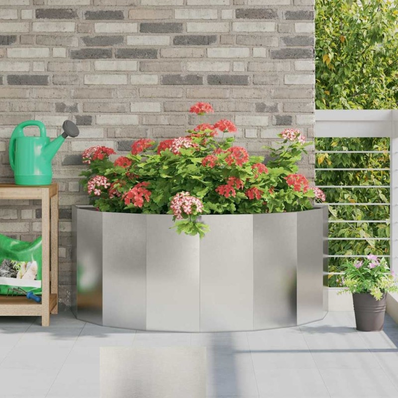 Jardinière Argent 120 x 60 x 50 cm Acier inoxydable 554623554623