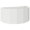 Jardinière Blanc 120 x 60 x 50 cm Acier 554625554625